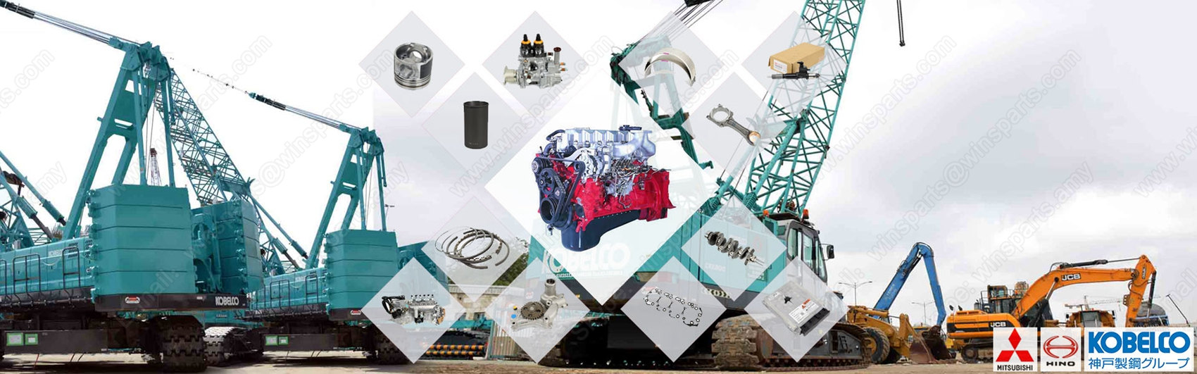 原装神钢挖掘机配件二