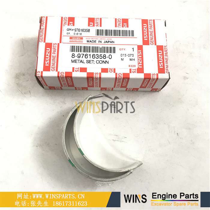 8-97616358-0 8976163580 五十铃4HK1 6HK1发动机连杆瓦