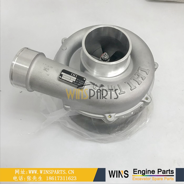 1-14400383-0 114400-3830 1-14400-383-1 日本石川岛IHI 6WG1T 发动机增压器总成<a href=//www.mentye.com/riliwajueji.html target='_blank'>日立</a>ZX450 ZX470-5G ZX500LC挖掘机配件