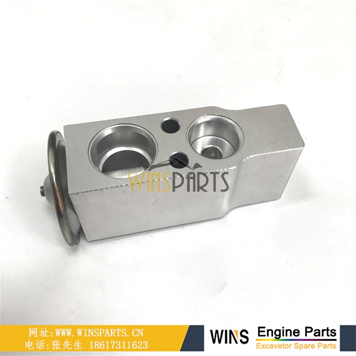 YT20M00004S002 神钢空调膨胀阀 SK70SR SK200SR SK200-6E SK210LC-6E SK250LC-6E SK330LC-6E 挖掘机配件