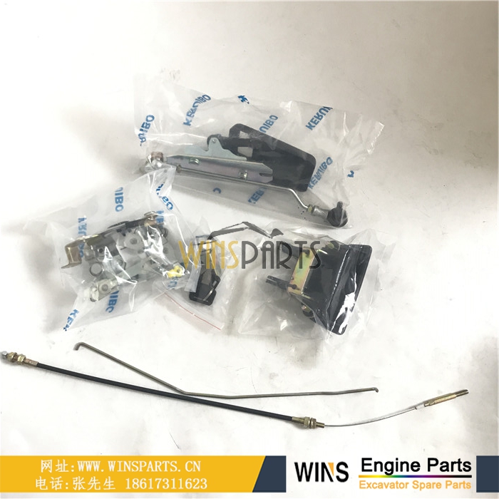 4369631 4362135 4369634 4369643 驾驶室门锁总成 边门锁用于<a href=//www.mentye.com/riliwajueji.html target='_blank'>日立</a> 约翰迪尔EX100-5 EX120-5 EX130H-5挖掘机配件