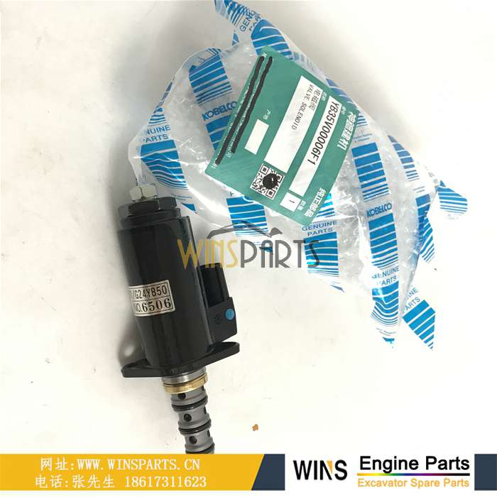 YB35V00006F1 KWE5K-31 G24YB50 回转马达 液压电磁阀用于 神钢 SK-6E SK250LC-6E SK200-6ES SK160LC-6E 挖掘机配件