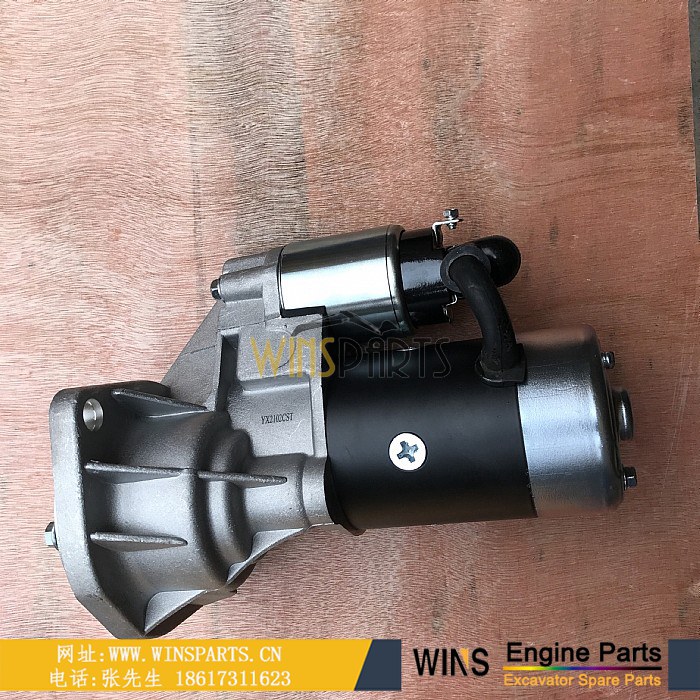 VI8944234520 8-94423452-0 8944234520 五十铃4JB1 启动马达 起动机 用于神钢SK60-3 SK60-5 K903C <a href=//www.mentye.com/riliwajueji.html target='_blank'>日立</a>EX60UR挖掘机配件