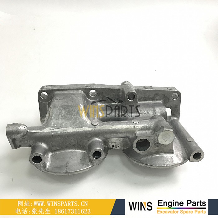 8-97026133-2 8970261332 8-97026-133-2 897026-1332五十铃4BG1-TPH 4BG1发动机 机油滤芯座子 底座 用于日立 EX120-2 EX120-3 EX130-5 EX120-5挖掘机配件