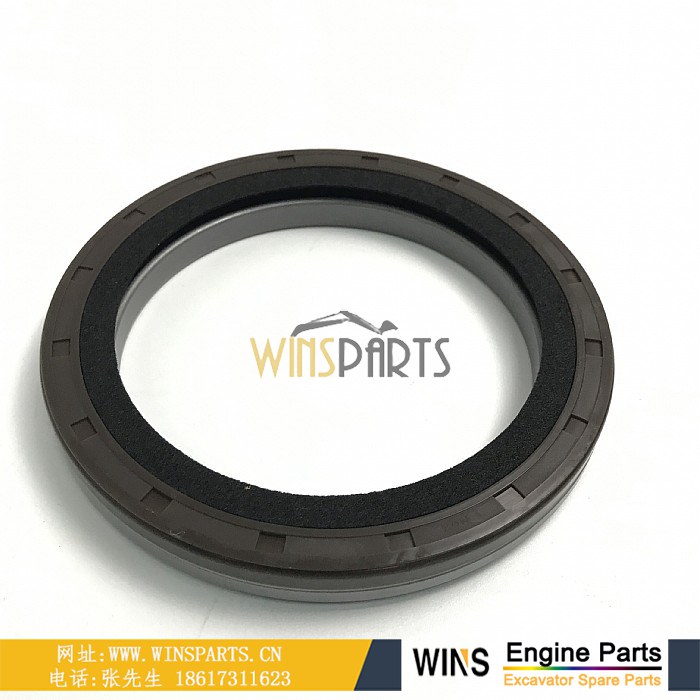 8-97602378-3 8976023783 8-94396199-1 8943961991 五十铃6HK1-XQA 6HK1直喷发动机曲轴油封 密封圈用于日立ZX350-5G ZX350K ZX350LC-5G 挖掘机配件