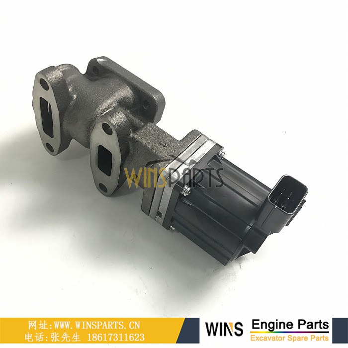 8-98001191-2 8-98179546-1 8-98001191-1 8-98001191-0 8980011912 8981795461 8980011911 8980011910 原装日本五十铃 4HK1发动机EGR阀总成 废气过滤阀 废气再循环阀用于日立挖掘机配件