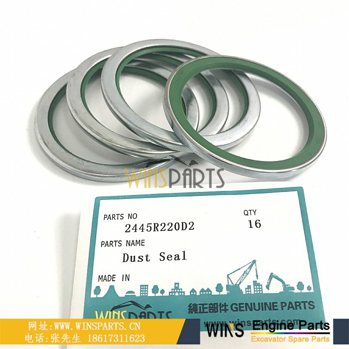 2445R220D3 2445R138D4 2445R138D6 2445R138D26 2445R220D4 2445R220D6 防尘圈 斗轴油封用于神钢SK200LC SK220LC SK290LC-6E SK295-8 SK235SR-2 SK350-8 挖掘机配件
