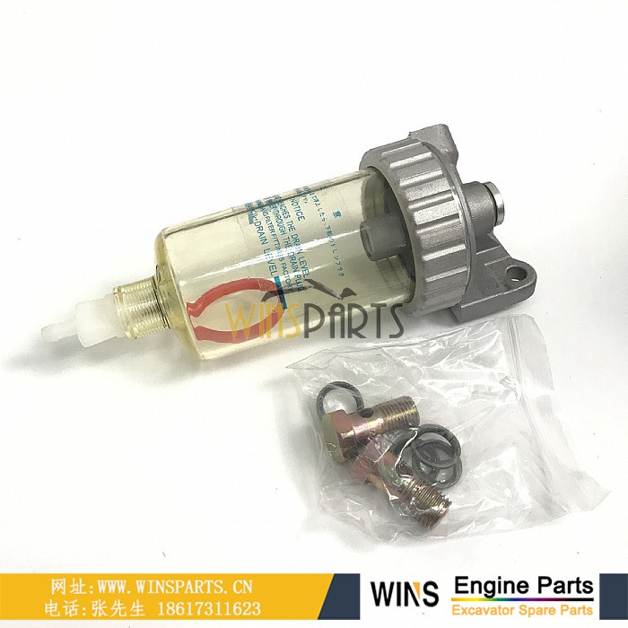 4452161 4452913 <a href=//www.mentye.com/riliwajueji.html target='_blank'>日立</a>挖机油水分离器 外壳 油水滤芯 塑料壳用于日立 ZX210K-5G ZX210H ZX250K-5G ZX250LC-3G ZX210LC-3G 约翰迪尔 挖掘机配件