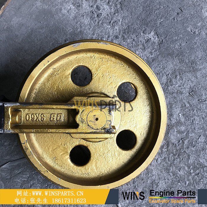 YR54D00002F1 24100N7447F1 24100N6734F1 24100N6296F3 涨紧油缸总成 引导轮 驱动轮 支重轮 托链轮 用于神钢SK60 SK70 SK80挖掘机配件