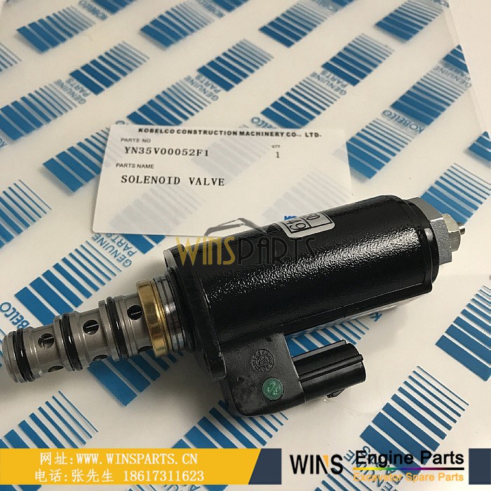YN35V00052F1 YN35V00052F2 原装神钢电磁阀 川崎电磁阀 液压泵电磁阀SK485-8 SK210-8 SK260SR-3 SK485LC-9 SK235SR-2挖掘机维修配件