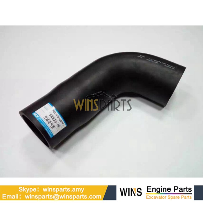 YN11P01027P1 神钢空气滤芯 进气管 软管 空滤 连接管用于神钢 SK200-6 SK200LC-6 SK230-6E SK220-6 SK200-6E 挖掘机配件