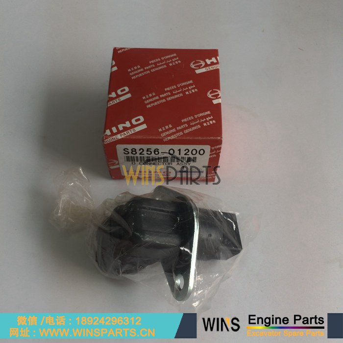 82560-1200A S8256-01200 825601200A VHS825601200 VH825601200A 日野 J05E J08E 发动机 连接器 接口 插头 用于神钢SK200-8 SK210-10 SK250-10挖机配件