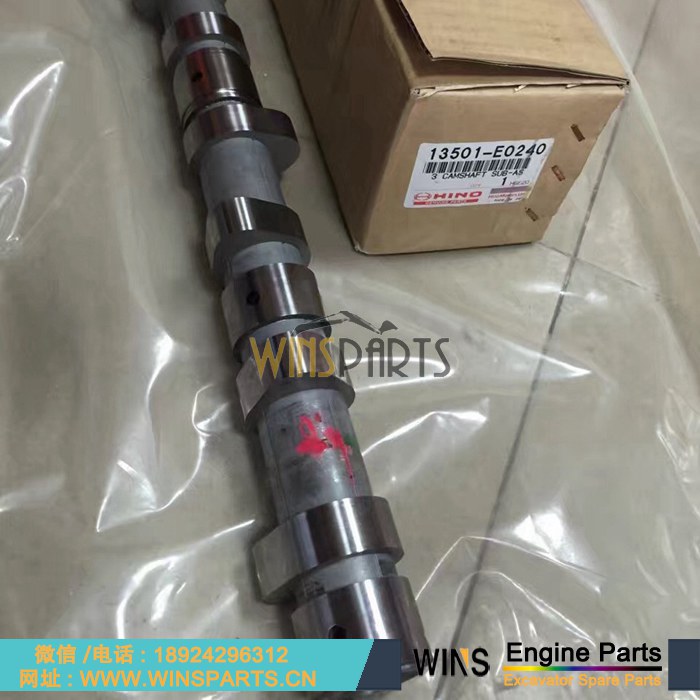 13501-E0240 VH13501E0240 原装日本 日野 HINO J05E 发动机凸轮轴 偏心轴总成 用于神钢 SK200-10 SK210LC-8 SK260-8 SK230SR-3 SK260SR-3 挖掘机备件