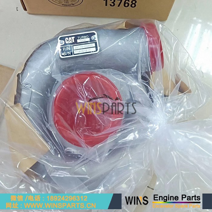 49179-02300 4917902300 <a href=//www.mentye.com/Engine-Mitsubishi.html target='_blank'>三菱</a> 卡特 S6K C6.4 S4K C4.2 发动机 增压器 用于卡特E320B E320C 挖掘机配件