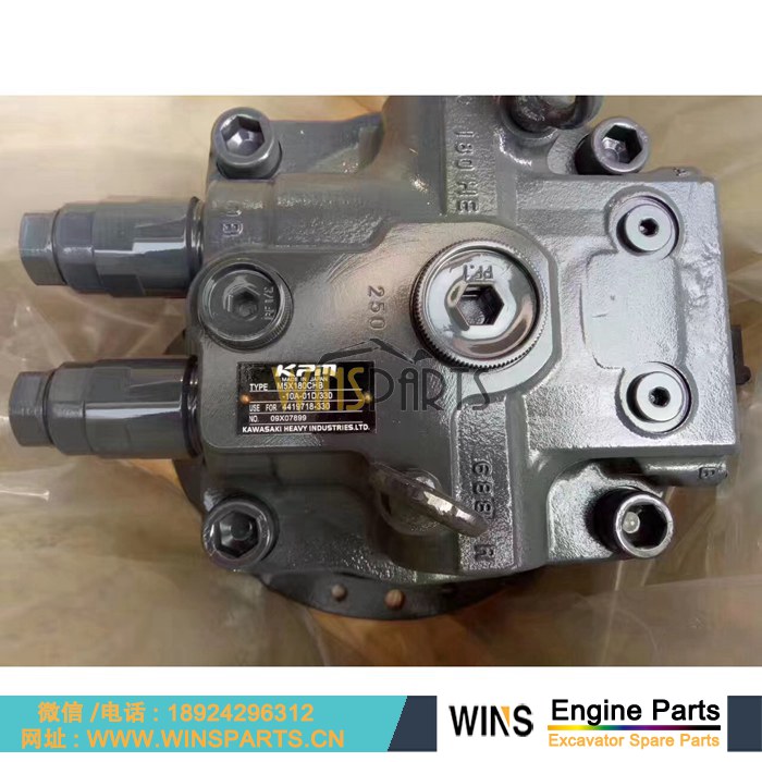 4419718 川崎 KPM M5X180CHB-10A 液压 旋转马达 回转马达用于日立 ZX330-3G ZX350LC ZX350H ZX330LC-3G 约翰迪尔 370C 3554 挖掘机配件
