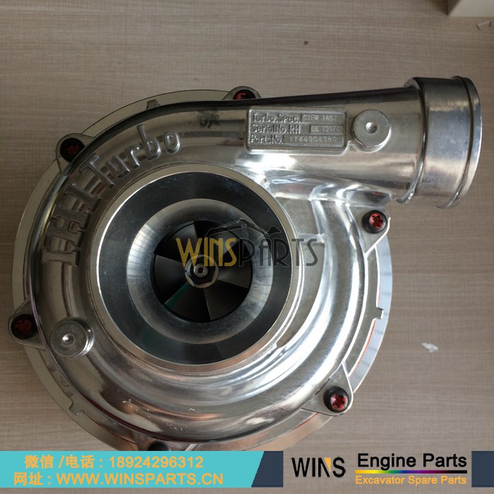 1-14400438-0 1144004380 五十铃 6HK1 发动机涡轮 RHG6 涡轮增压器 用于 日立 ZX330-3 ZX350-3 ZX350H-3F ZX350LC-3F ZX400LCH-3 ZX400W-3 挖掘机配件