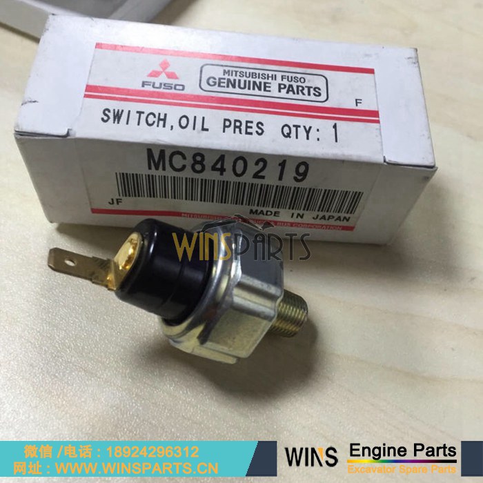 MC840219 VAMC840219 H411892 <a href=//www.mentye.com/Engine-Mitsubishi.html target='_blank'>三菱</a> 4D31 6D24 6D22 发动机机油压力开关传感器 用于 纽荷兰神钢 SK200-6 SK250-6 SK480-6 SK330-6 挖掘机配件