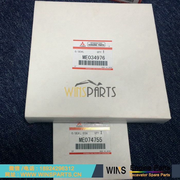 ME034976 ME074755 VAME034976 VAME074755 原装 <a href=//www.mentye.com/Engine-Mitsubishi.html target='_blank'>三菱</a>6D15T 6D15 6D16-T 发动机 曲轴油封 曲前油封 密封圈 用于神钢<a href=//www.mentye.com target='_blank'>挖掘机配件</a>
