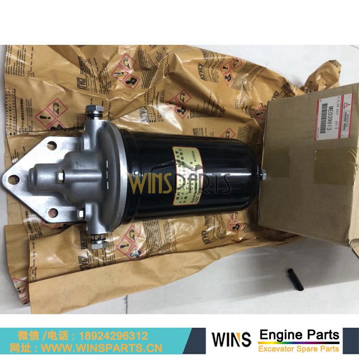 ME039813 ME048191 VAME039813 VAME048191 原装 <a href=//www.mentye.com/Engine-Mitsubishi.html target='_blank'>三菱</a> 6D14 6D15T 6D14-T发动机柴油滤芯总成 燃油滤清器 座子总成用于神钢<a href=//www.mentye.com target='_blank'>挖掘机配件</a>