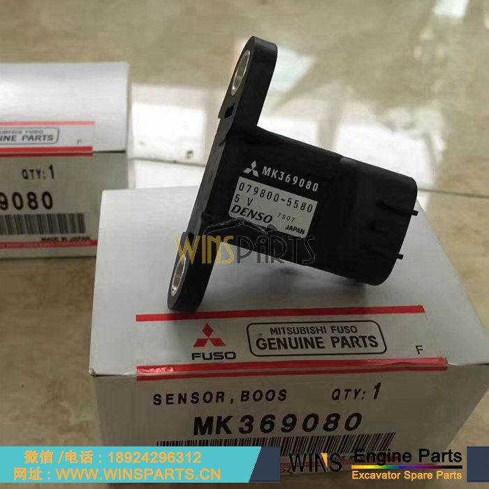 MK369080 VAMK369080原装 日本 进口 <a href=//www.mentye.com/Engine-Mitsubishi.html target='_blank'>三菱</a>6D16 6D24 柴油发动机 增压压力传感器 用于神钢SK330LC-6E SK450-6 SK480LC-6E 挖掘机配件