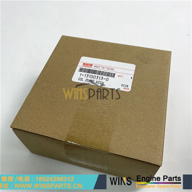 1-13100313-1 1-13100313-0 1131003131 1131003130 原装日本 五十铃6HK1T 6HK1 发动机 机油泵 输油泵 齿轮泵 用于日立 ZX330 ZX350 ZX330-3G ZX350K 挖掘机配件