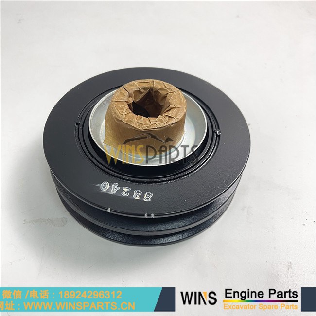 8944297460 VI8944297460 8-94429746-0 894429-7460原装 五十铃4JB1 4JC1发动机曲轴皮带轮 皮带槽用于神钢SK60 SK80 日立 斗山大宇DH55 S55V 挖掘机配件