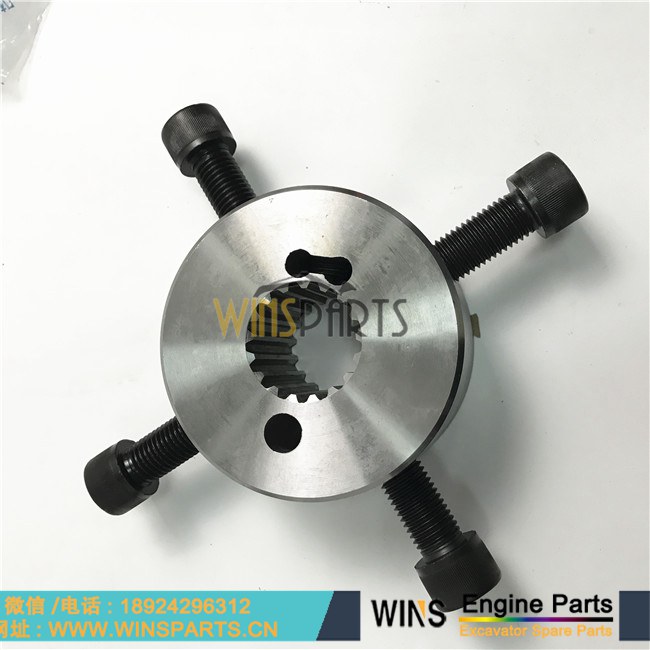 LC30P01010S009 2418U153S5 LC30P01023S004 液压泵 主泵 连接胶 铝块 花键齿 连接齿 总成 用于神钢 SK330-8 SK350LC-8 SK350-9 挖掘机配件