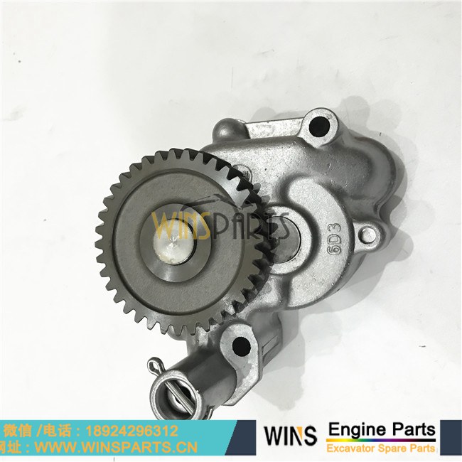 ME084735 VAME084735 三菱6D34T 6D34 发动机 机油泵 输油泵 齿轮泵 用于神钢 SK210LC-6E SK200-6ES SK200LC-6 SK200-6 SK250LC-6E 挖掘机配件