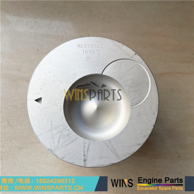 ME078503 ME078502 日本 <a href=//www.mentye.com/Engine-Mitsubishi.html target='_blank'>三菱</a> 6D16 6D16T 发动机活塞 四配套 活塞组件用于神钢 挖机 配件