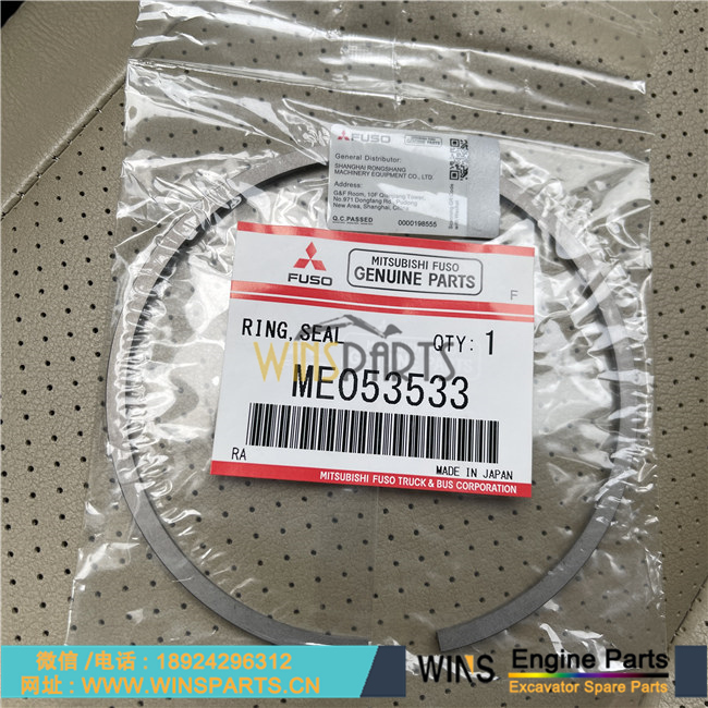 ME053533 MF434105 VAME053533 VAMF434105 原装日本6D22T 6D24T 6D31 <a href=//www.mentye.com/Engine-Mitsubishi.html target='_blank'>三菱</a> 螺丝 螺母 卡簧 活塞环用于神钢<a href=//www.mentye.com target='_blank'>挖掘机配件</a>