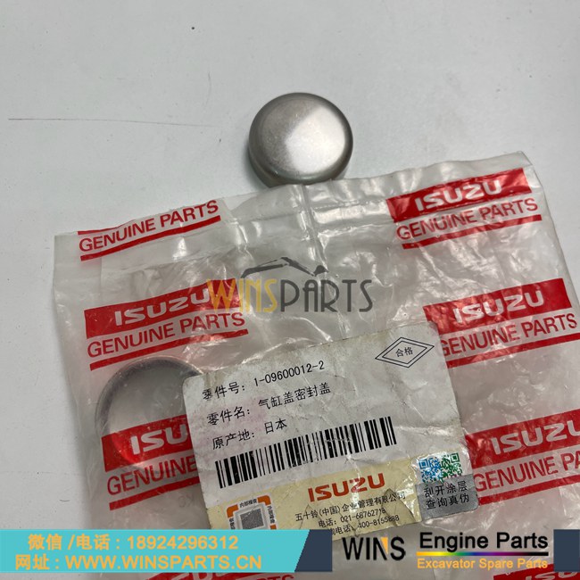 1-09600012-1 1096000121 发动机 缸体油孔堵头 水孔 密封塞 用于日立 EX100M EX100M-2 EX100M-3 EX100W EX100WD EX100WD-2 EX100WD-3 约翰迪尔挖掘机配件