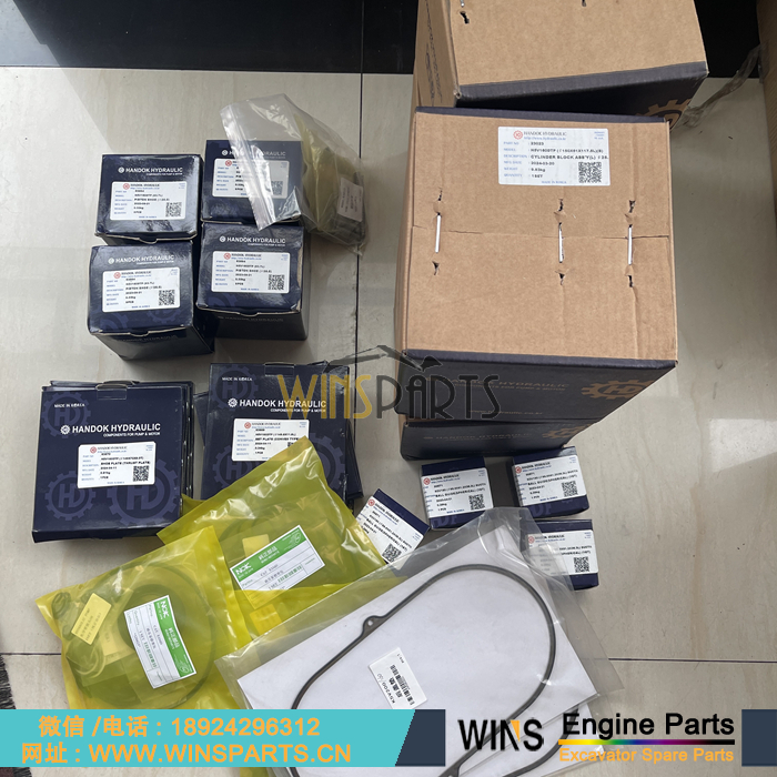 295-9657 295-9656 韩国韩独液压 H5V160 H5V200 泵胆 柱塞 平面 配流盘 缸体用于卡特E330D E336D2 E340D挖掘机液压配件