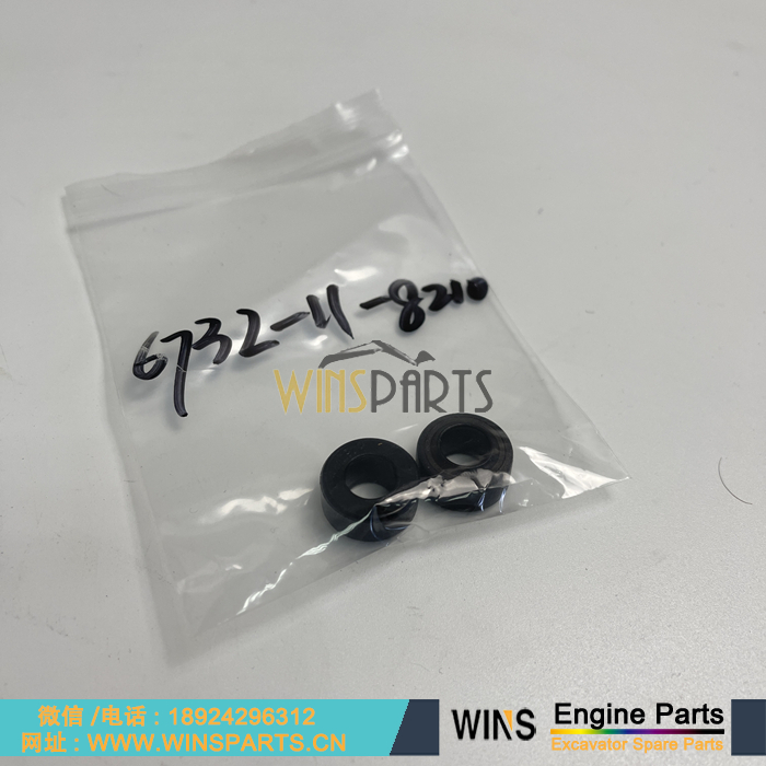6732-11-8181 6732-11-8180 康明斯 气门油封 垫片 1240201H1 6732-11-8810 6732-11-8210 6735-11-8810 用于小松WA320-6 WA250-5 WA200-5 挖掘机配件